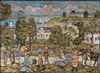 Landschaft bei Nahant von Maurice Prendergast