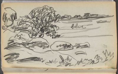 Skizzenbuch - The Granite Shore Hotel, Rockport, Seite 171: Landschaft von Maurice Prendergast