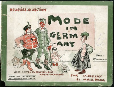 in Mode in Deutschland, ca. 1915 - Krieg von 14-18, Deutschland Preußen, Mode, Hässlichkeit von Maurice Radiguet