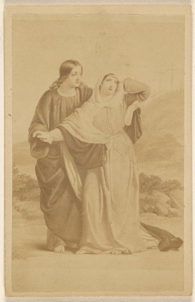 St. Johannes führt die selige Jungfrau zu seinem Heim. [Kopie eines Gemäldes] von Maurice Stadtfeld