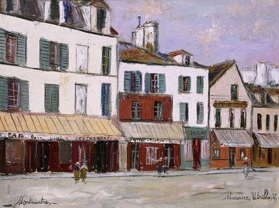 Restaurant de la Mere Catherine, Montmartre von Maurice Utrillo