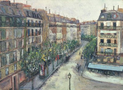 Rue Custine in Montmartre von Maurice Utrillo