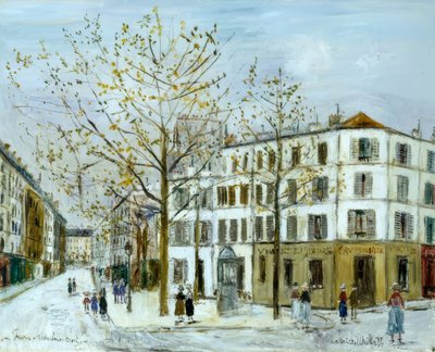 Rue Ménilmontant von Maurice Utrillo