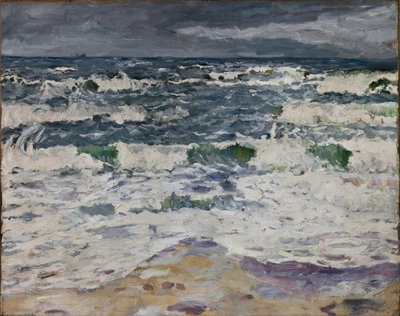 Grauer Tag am Meer von Max Beckmann