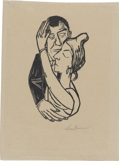Tanzende (Blatt 2 aus: Zweite Ganymed-Mappe) von Max Beckmann