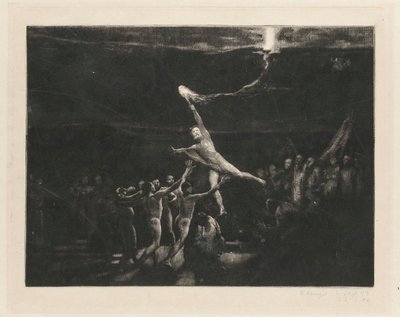 Diebstahl des Lichts, pl.12, Brahms Fantasie, Op. XII von Max Klinger