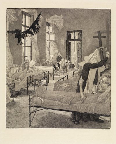Pest (Vom Tode, Zweiter Theil, Opus XI, Blatt 6) von Max Klinger