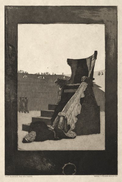 Vom Tode I, (Opus II, 1889) Nr. 6 von Max Klinger