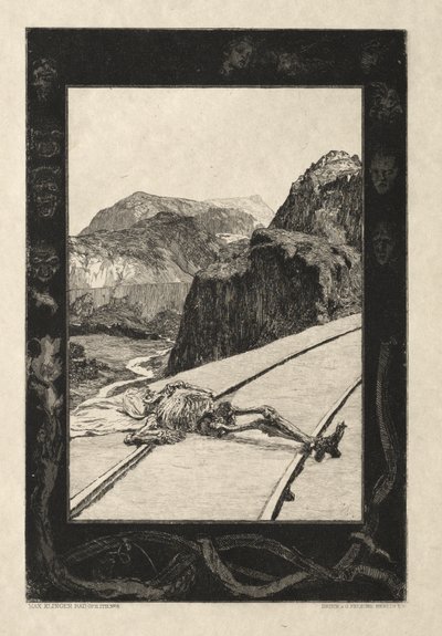 Vom Tode I, (Opus II, 1889) Nr. 8 von Max Klinger