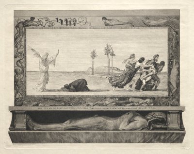 Vom Tode I, Opus II, 1889 Nr. 10 von Max Klinger