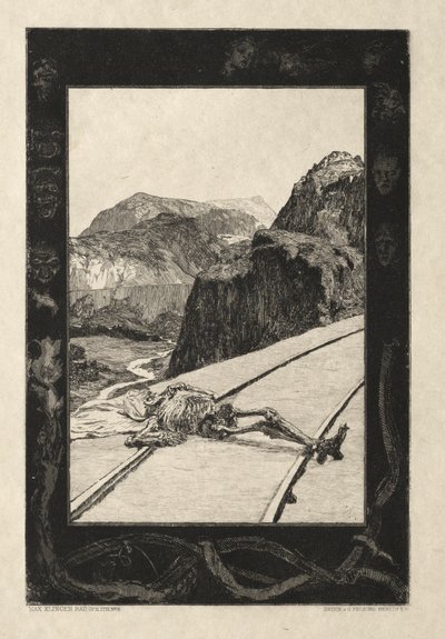 Vom Tode I, Opus II, 1889 Nr. 8 von Max Klinger