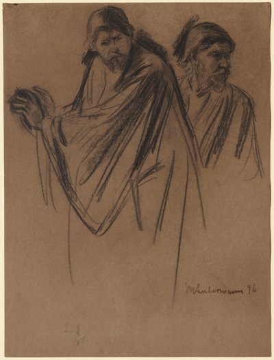 Studien für den heiligen Paulus auf dem Weg nach Damaskus von Max Liebermann