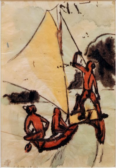 Auslegerboot von Max Pechstein