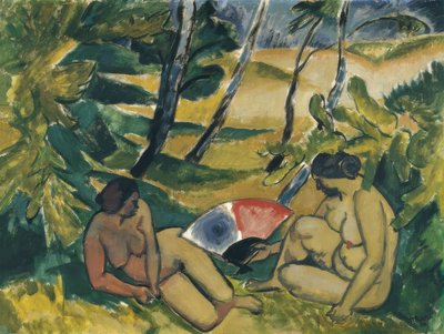 Die Badenden von Max Pechstein