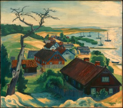 Morgen bei Purwin, Kurische Nehrung von Max Pechstein