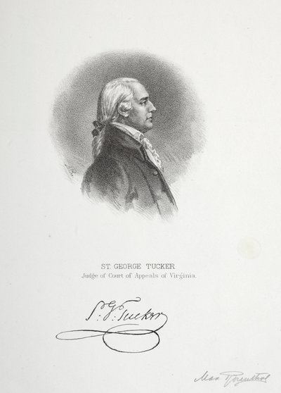 St. George Tucker, Richter des Berufungsgerichts von Virginia von Max Rosenthal