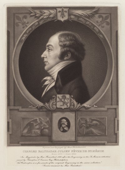 Charles Balthazar Julien Févret de Saint-Mémin von Max Rosenthal, after Charles B. J. Févret de Saint Mémin