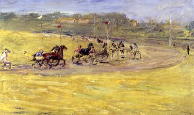 Trabrennen von Max Slevogt