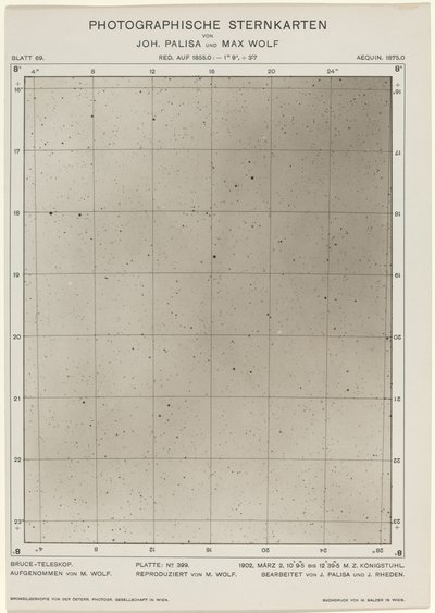 Photographische Sternkarten (2. März 1906) von Max Wolf and Joh. Palisa