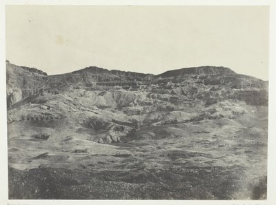 Gournah, Nekropole von Theben, Theben, 1849-51, gedruckt 1852 von Maxime Du Camp