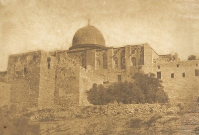 Koubbé-Nébi-Monça - Kuppel von Moses in Jerusalem von Maxime Du Camp