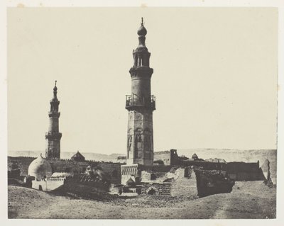 Moschee von Aly-Bey, Girgeh, Oberägypten, Tafel 15 aus dem Album "Ägypten, Nubien, Palästina und Syrien" (1852) von Maxime Du Camp