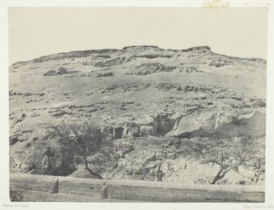 Nekropole von Alt-Lykopolis, Oberägypten, 1849-51, gedruckt 1852 von Maxime Du Camp