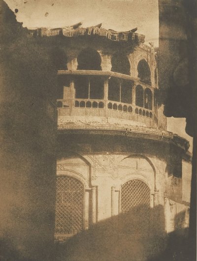 Sibyl ou Fontaine et Ecole de Souk-el-asr, in Kairo, Dezember 1849-Januar 1850 von Maxime Du Camp
