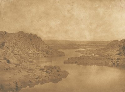 Sortie de la première Cataracte côté S.E., 1849-50 von Maxime Du Camp