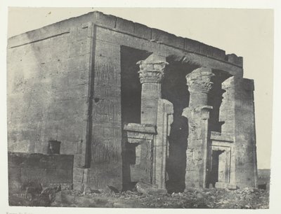 Tempel von Dakkeh, Naos, Nubien von Maxime Du Camp