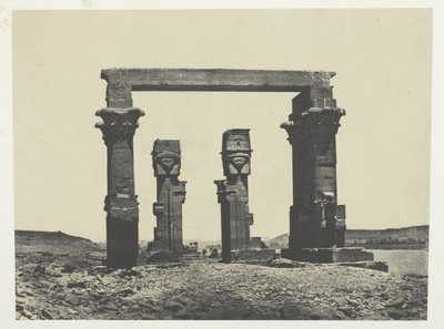Tempel von Kardassy, Nubien von Maxime Du Camp