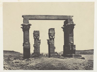 Tempel von Kardassy, Nubien von Maxime Du Camp