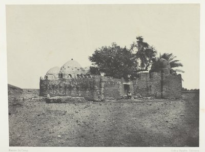 Grab von Cidi-Abdellah-el-Marabout, Oberägypten von Maxime Du Camp