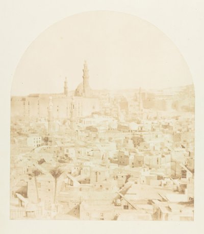 Vue générale du Kaire, prise de la Mosquée Tegloun, Dezember 1849-Januar 1850 von Maxime Du Camp