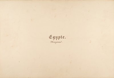 Ägypten, Nubien, Syrien: Landschaften und Monumente, 1849-50 von Maxime Du Camp