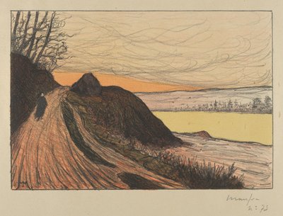 Die Straße von Gaud La Route de Gaud, 1893 von Maxime Emile Louis Maufra