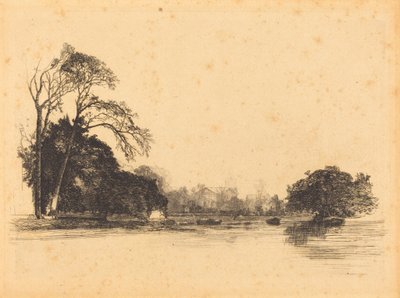 Ufer der Themse von Maxime Lalanne