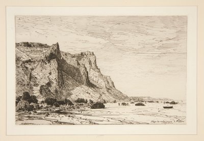 Strand der schwarzen Kühe bei Villers (Calvados) von Maxime Lalanne