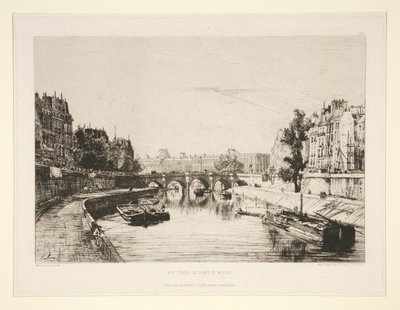 Ansicht vom Pont Saint-Michel von Maxime Lalanne