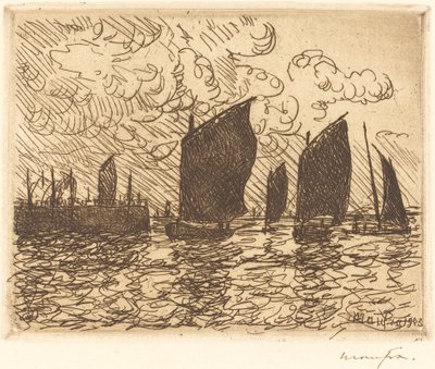 Rückkehr der Boote von Maxime Maufra