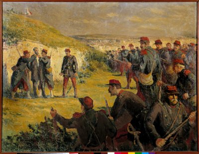 Kommune von Paris: Tod von Eugene Varlin (1839-1871), erschossen von den Versaillern am 28.05.1871 von Maximilien Luce