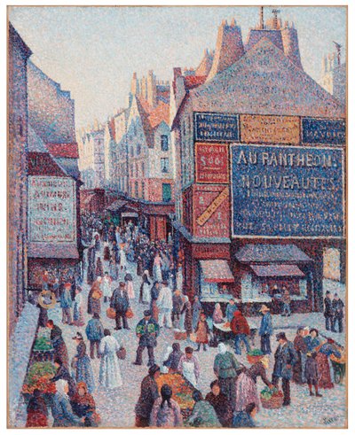 Die Rue Mouffetard von Maximilien Luce