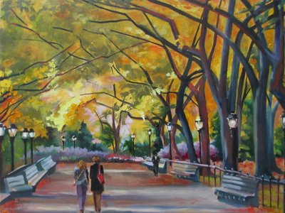 Herbstspaziergang im Park von Maxine Shore