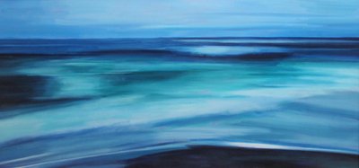 Blauer Ozeanfluss von Maxine Shore