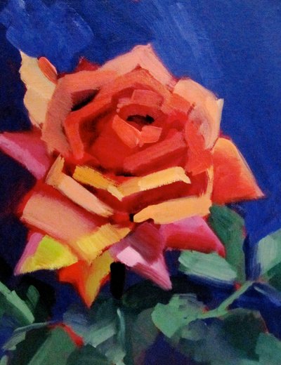 Lebendige Rosenblüte von Maxine Shore