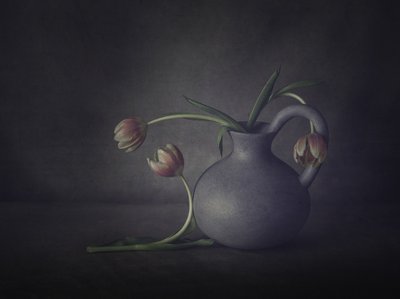 Stimmungsvolle Tulpe Stillleben von May G