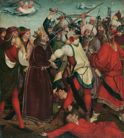 Martyrium des hl. Oswald in der Schlacht von Meister der Oswaldlegende