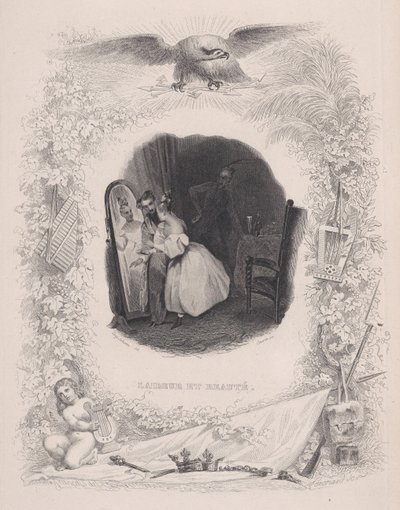 Hässlichkeit und Schönheit, aus Die Lieder von Béranger, 1829 von Melchior Peronard