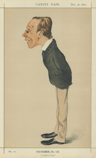 Mr. Henry Fawcett (Farblithografie) von Melchiorre Delfico