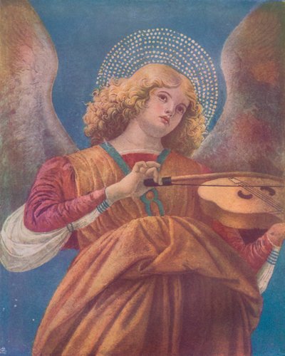 Musikalischer Engel mit Violine Fresko, 15. Jahrhundert von Melozzo da Forli